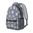 thumbnail image 2 of Golden Retriever Puppy and Flora Backpack for School, Cute School Bag with Adjustable Shoulder Straps and Padded Back, 15.3"x11"x6.7", 2 of 5