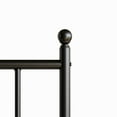 thumbnail image 6 of Rest Haven Durham Steel Vertical Bar Metal Headboard, Black, Twin, 6 of 9