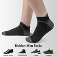 thumbnail image 4 of KOITHOT 24 Pairs Men Ankle Socks, Low Cut Comfortable Lightweight Running Socks for Men Size 10-13, 4 of 7