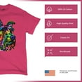 thumbnail image 4 of Tee Hunt My Schnauzer Colors My World T-Shirt Dean Russo Pet Dog Mom Men's Tee, Hot Pink, Medium, 4 of 5