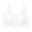 White, variant on 6 Pack Girls Cotton Camisole Cropped Training Bra Unpadded Bra