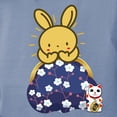 thumbnail image 3 of CafePress - Japanese Style Rabbit With Purse T Shirt - Womens Comfort Colors® Shirt, 3 of 4