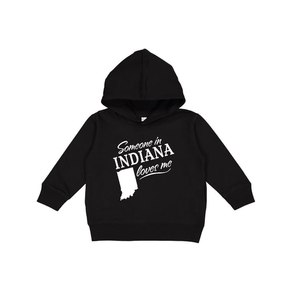 Inktastic Someone in Indiana Loves Me Toddler Hoodie