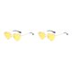 thumbnail image 4 of Gafas de sol Sonducket en forma de corazón PVC amarillo 2Conjunto, 4 of 6