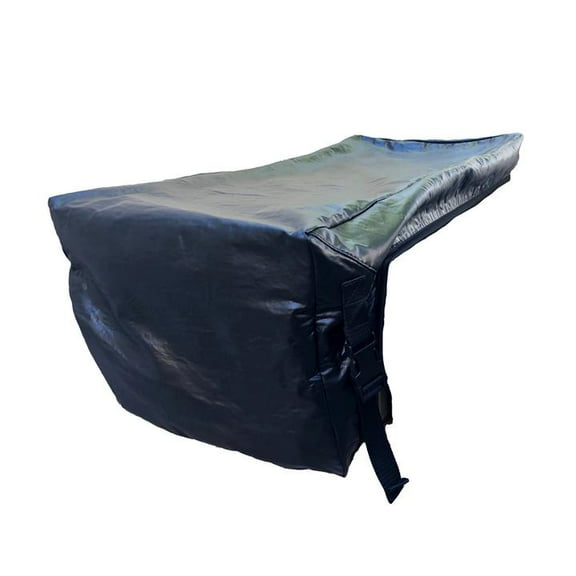 Covered Living Outdoor Built-In Side Burner Cover 19.5"W x 33.5"D Black Vinyl