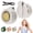 White, variant on Small Whirlwind Clip Waist Neck Fan, Spin 360 Fan, Portable Clip On Mini Fan with 3 Speed Adjustable Airflow for Outdoor Travel Office