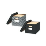 STOR/FILE Decorative Medium-Duty Storage Box Letter/Legal Files, 12.5 ...