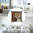 thumbnail image 5 of Acheng The Moon Sun Flannel Throw Pillow Case,Daughter Sister Astrology Lovers Gifts, Mom, Gifts,Cushion Cover for Sofa Couch Bed Girl Room College Dorm,Set of 2 White(Two Size Print) 18x18in, 5 of 7