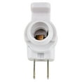 thumbnail image 4 of National Artcraft White Plastic Mounting Bracket for Night Light Shade | Snaps onto Night Light Module Base - (10/pack), 4 of 5