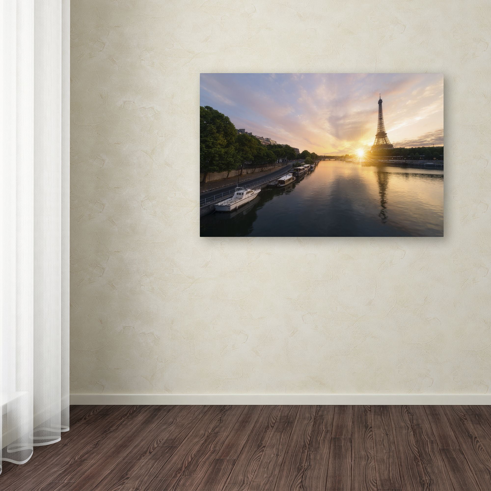 Mathieu Rivrin 'Stay Up Paris' Canvas Art 16 x 24