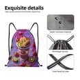 thumbnail image 3 of Kdxio Fruit Parfait Colorful Print Drawstring Backpack Bag,Waterproof Draw String Back Sack, Gym Drawstring Bags Swim Bag For Unisex, 3 of 5