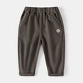 thumbnail image 3 of Ketyyh-chn99 Baby Pants for Boys Jogger Sweatpants Casual Solid Pocket Pull On Pants Grey,140, 3 of 3