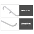 thumbnail image 3 of FONWILYO 4pcs Peg Board for Tools with Sleek Design White Metal Paint Tool Storage for Office Use, 3 of 8