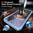 thumbnail image 3 of ShieldPlus for Samsung Galaxy S24 FE Case Magnetic Compatible with MagSafe, Built-in Screen Protector Full Body Military Grade Drop Protective Phone Cover Clear Case for Samsung Galaxy S24 FE,Blue, 3 of 4
