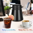 thumbnail image 6 of WhiteRhino 27oz Thermal Coffee Carafe for Hot Liquids,800ML Insulated Stainless Steel Bedside Thermos Pot for Tea,Drinks, 6 of 8