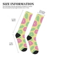thumbnail image 2 of Compression Socks For Women And Men - Flowers Leaves Pattern Compression Socks Circulation For Workout, 2 of 2