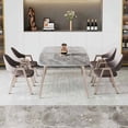 thumbnail image 3 of Small Waterproof Dining Table Set Legs Metal White Kitchen Makeup Coffee Tables Outside Modern Mesas De Jantar Home Furniture My Lux Decor Round, 3 of 12