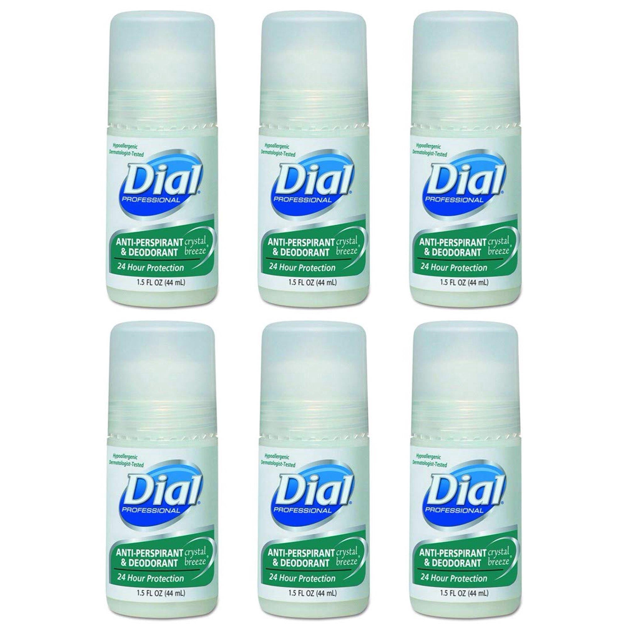 Anti-Perspirant Deodorant Crystal Breeze, 1.5oz, Roll-On, 48/Carton