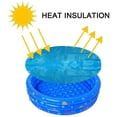 thumbnail image 3 of Round Pool Cover - Inflatable Above Ground Pool Cove, Dustproof Waterproof Prevent Leaves, Dustproof Pool Cover with Ventilation Holes and Drawstring Design (Blue, 9.5 FT), 3 of 3