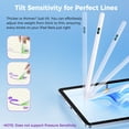 thumbnail image 4 of Lápiz capacitivo TUJUFREE para iPad Pencil compatible con iPad 6-11ª generación, 4 of 6