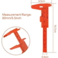 thumbnail image 5 of FloreceBien Plastic Vernier Calipers, 5Pcs Small Vernier Calipers Suitable for Measuring Jade Jewelry Buttons, Vernier Calipers Adopts Metric and Imperial Conversion Vernier, 5 of 5