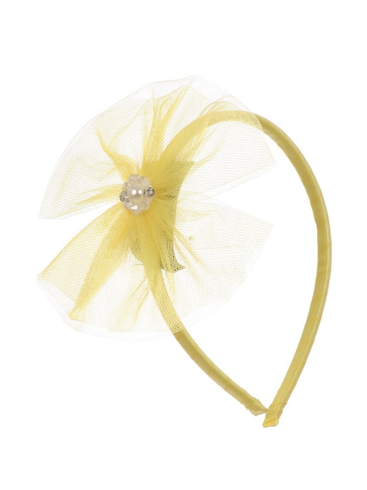 girls yellow headband