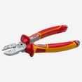 thumbnail image 1 of NWS 1351-49-VDE-190 7.5" Electrician's Side Cutter+ VDE  - Matte Chromium - SoftGripp, Tethered Attachment, 1 of 1