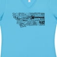 thumbnail image 4 of Inktastic Montana State Word Salad Women's V-Neck T-Shirt, 4 of 5