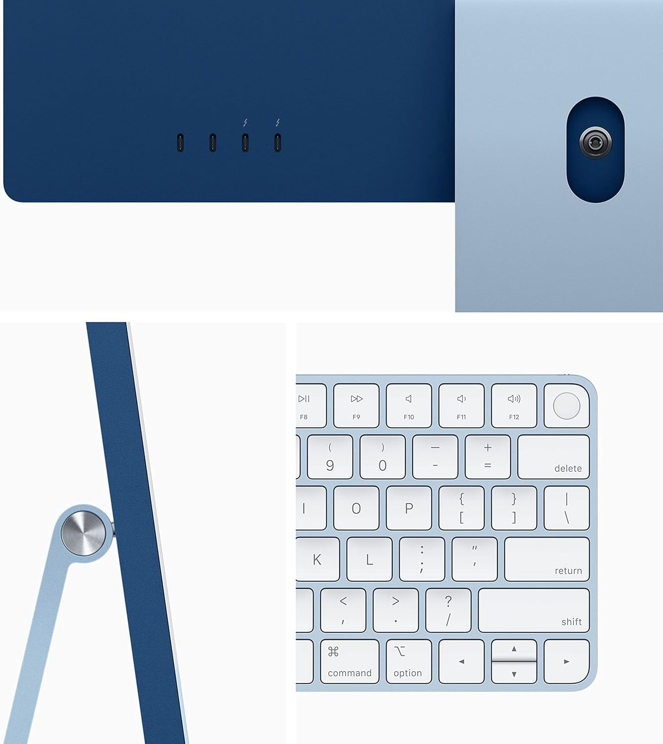 Restored Apple 2021 iMac All in one Desktop Computer with M1 chip: 8-core CPU, 8-core GPU, 24-inch Retina Display, 8GB RAM + Cleaning Kit + Mouse Pad + Cable Ties + More  (Refurbished)