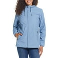 thumbnail image 2 of WP Weather Proof Women's Casual Lightweight Hooded Rain Jacket (Black, L), 2 of 16