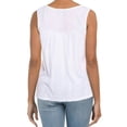 thumbnail image 2 of Lucky Brand Women's Embroidered Textured Lightweight Cotton Tank Top, 2 of 2
