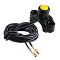 thumbnail image 5 of 12V Yellow Motorcycle CNC Engine Stop Start Kill Switch for 22mm Handlebar, 5 of 8