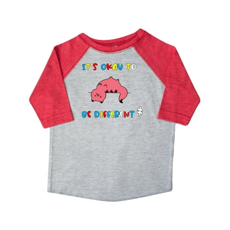 

Inktastic Autism Awareness It s Okay to be Different! Silly Cat Gift Toddler Boy or Toddler Girl T-Shirt