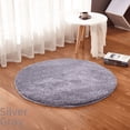 thumbnail image 1 of Alfombra redonda de lana de seda, tapete para piso, cesta colgante, silla de computadora, tapete de yoga, 1 of 5