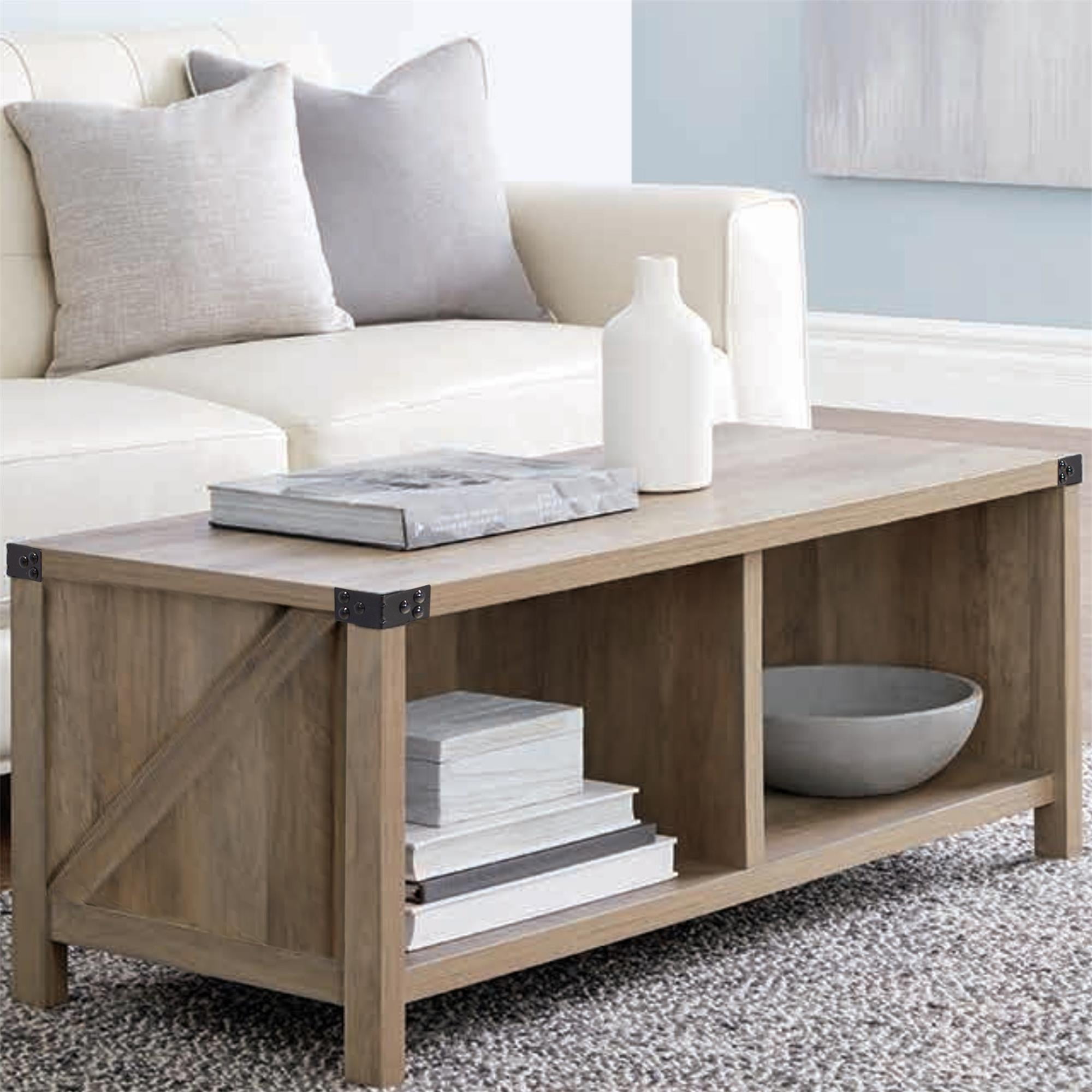 Kadyn 2-Tier Wood Coffee Table, Sofa Center Table for Living Room, Tea Table with Shelf, Oak Kadyn 2-Tier Wood Coffee Table, Sofa Center Table for Living Room, Tea Table with Shelf, Oak