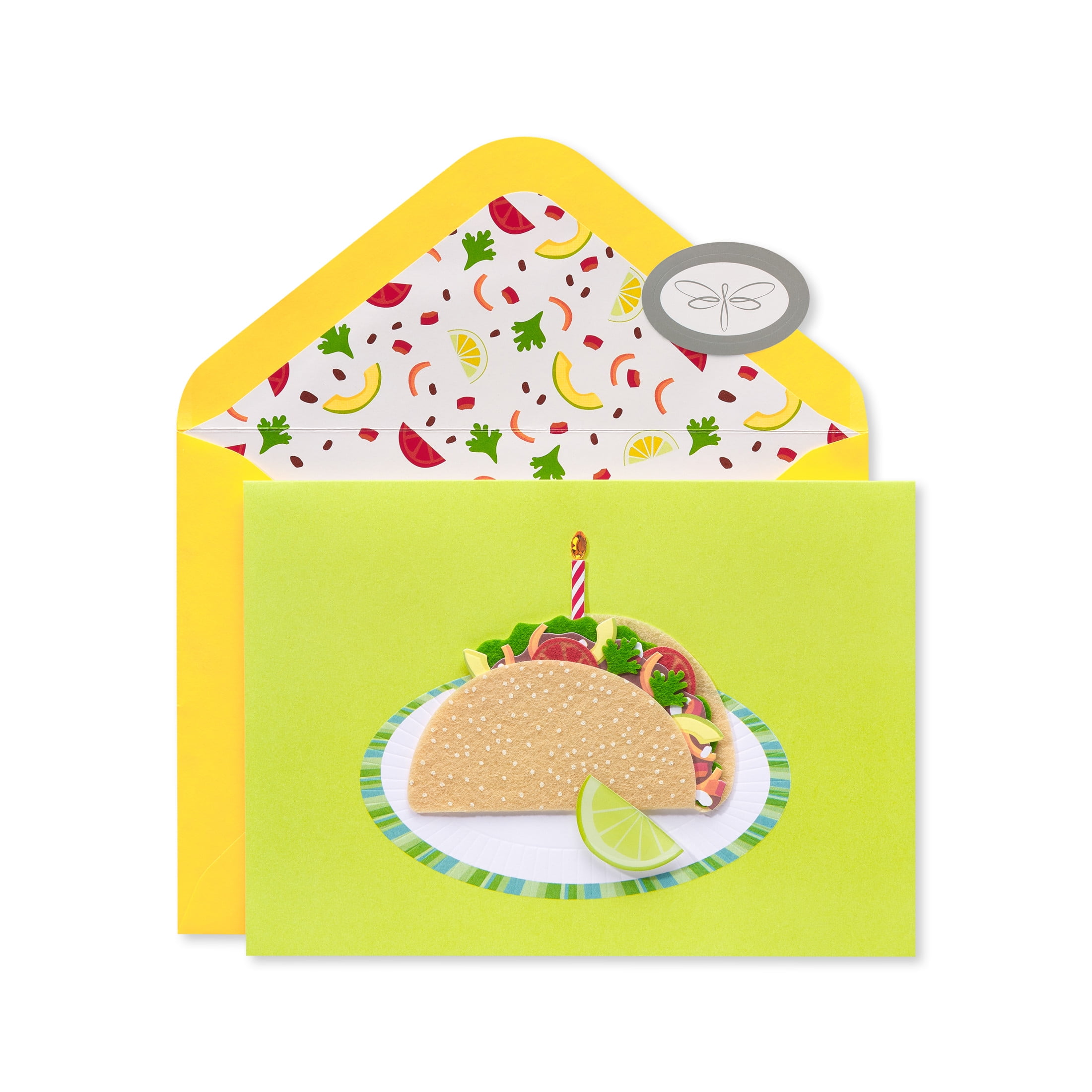 Papersong Premium Birthday Card (Taco)