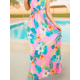 thumbnail image 4 of VESTIDO LARGO DE MUJER STRETCH DE ESTAMPADOS PRIMAVERALES UNITALLA, 4 of 5