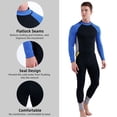 thumbnail image 3 of Tignapoo DM07 3mm Rear-Zip Full Body Neoprene Wetsuit, Size M, Nylon Lined for Enhanced Durability, 3 of 6
