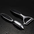 thumbnail image 6 of LYCAQL Vegetable Apple Peelers for kitchen Fruit Carrot Veggie Potatoes Peeler Y-Shaped and I-Shaped Stainless Steel Peelers with Ergonomic Non-Slip Handle & Sharp Blade Good Sturdy (2PCS), 6 of 9