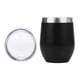 thumbnail image 2 of Taza de copa de vino sin tallo de acero inoxidable de 12 onzas Taza de vino a granel con aislamiento al vacío de doble pared a prueba de fugas con tapa Perfecta para café, vino, cócteles, bebidas,, 2 of 8