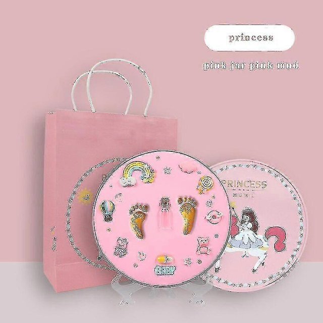 26-27 Baby Gift Sets Babys Gift Baby Footprint Babies Hand Foot Imprint Kit Casting Toys Print Baby Handprint Newborn