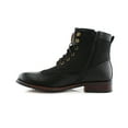 thumbnail image 4 of Polar Fox Jonah MPX808567 Brown Color Men's Lace Up Wing Tip Perforated Dress Ankle Boots, 4 of 5