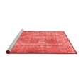 thumbnail image 2 of Ahgly Company Machine Washable Indoor Rectangle Abstract Red Modern Area Rugs, 4' x 6', 2 of 4