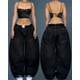thumbnail image 3 of Y2K Street nueva moda azul lavado pantalones vaqueros holgados mujeres estilo Harajuku Vintage Hip Hop Popular gótico alta cintura pantalones de pierna ancha, 3 of 6
