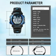 SKMEI Digital Watch, 50M Waterproof Led Watches For Ages 5-13 Sports, LED Light