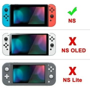 XIHAMA PlayVital Back Cover for Nintendo Switch Console, Handheld Controller Separable Protector Hard Shell for NS Joycon, Customized Dockable Protective Case for Nintendo Switch