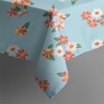 thumbnail image 5 of Pioneer Flower Floral Print Pattern Square Tablecloth, Waterproof Wipeable Spillproof Washable Table Cover for Home Kitchen Party Decor, 42"x42", 5 of 6
