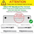 thumbnail image 2 of Funda Fintie para MacBook Pro 14 pulgadas A3401 A3185 A3112 transparente, 2 of 8