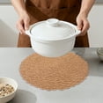 thumbnail image 4 of Unique Bargains 6Pcs Rustic Woven Dining Placemats Brown 15x15inch, 4 of 6