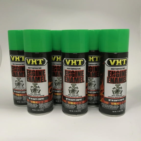 VHT SP154-6 PACK Grabber Green Engine Enamel Superior Heat & Chemical Resistant